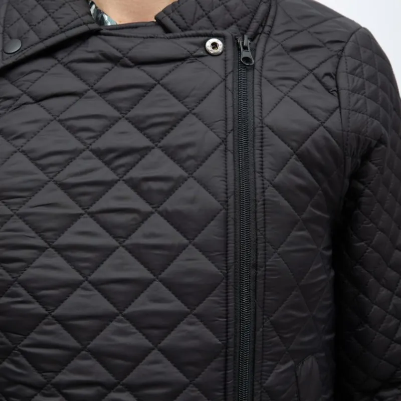 Online Perfecto matelassé zippé Femme Femme Veste, Doudoune, Manteau