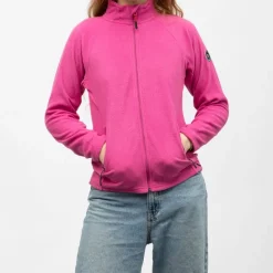 Clearance Polaire zippee taupe paula Femme Femme Pull, Gilet, Sweat