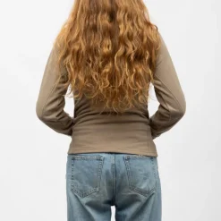 Discount Polaire zippee taupe paula Femme Femme Pull, Gilet, Sweat