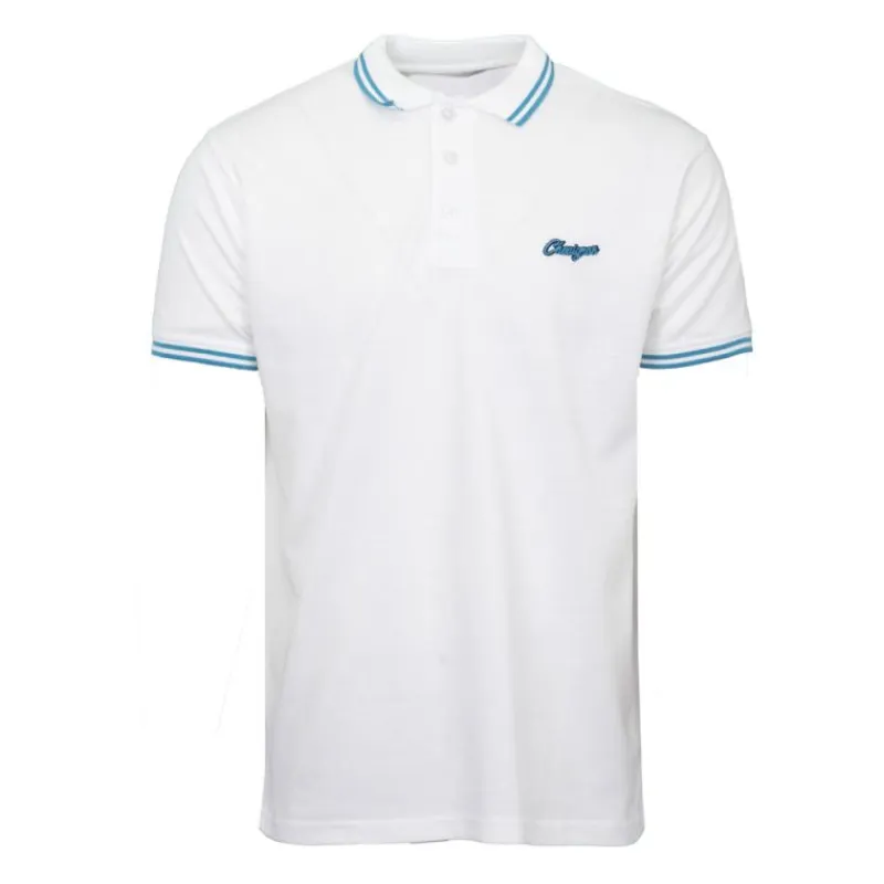 Clearance Polo Albus coton avec liserés colorés Homme Homme Polo