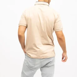 Hot Polo avec poche zippée bande colorée sur le col Homme Homme Polo