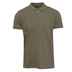 Polo classique zippé manches courtes Homme Homme Polo