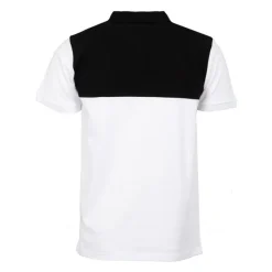 Online Polo color block col zippé avec logo écusson Homme Homme Polo
