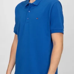 Clearance Polo coton basique regular avec logo brodé Homme Homme Polo