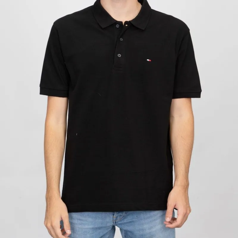 Polo coton basique regular avec logo brodé Homme Homme Polo