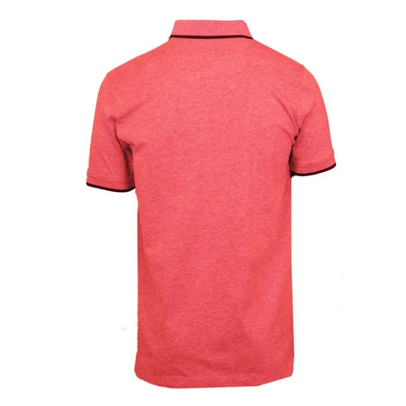 New Polo coton chiné liseré manches logo brodé Homme Homme Polo