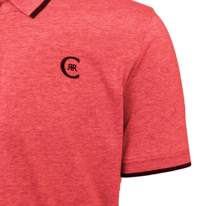 New Polo coton chiné liseré manches logo brodé Homme Homme Polo