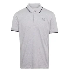 Online Polo coton chiné liseré manches logo brodé Homme Homme Polo