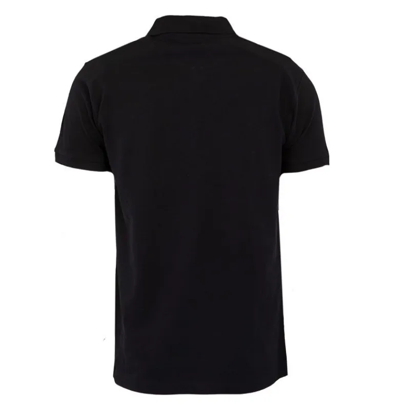 Hot Polo coton col zippé imprimé Sport manuscrit Homme Homme Polo
