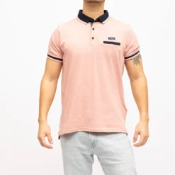Hot Polo drexler liserés manches avec poche Homme Homme Polo