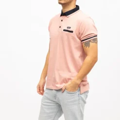 Hot Polo drexler liserés manches avec poche Homme Homme Polo