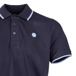 Clearance Polo en coton avec liseré isonzo Homme Homme Polo