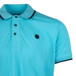 Sale Polo en coton avec liseré isonzo Homme Homme Polo