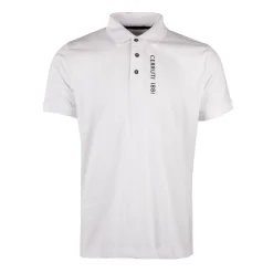 Hot Polo en coton velino logo brodé vertical Homme Homme Polo
