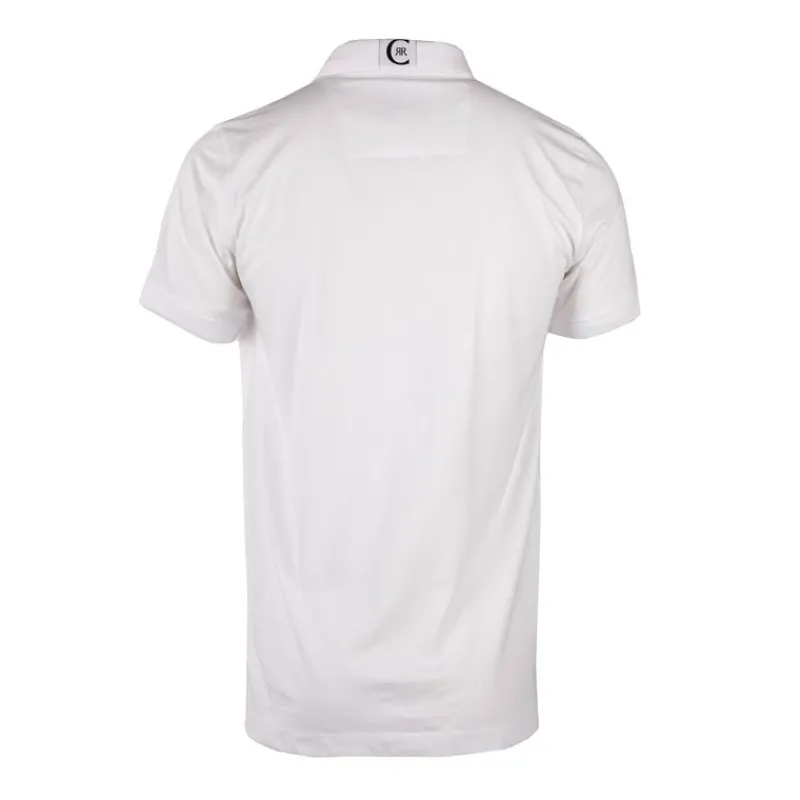 Hot Polo en coton velino logo brodé vertical Homme Homme Polo