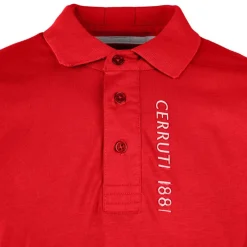 Discount Polo en coton velino logo brodé vertical Homme Homme Polo