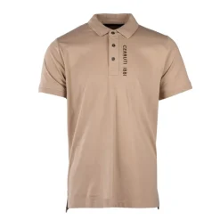 Clearance Polo en coton velino logo brodé vertical Homme Homme Polo