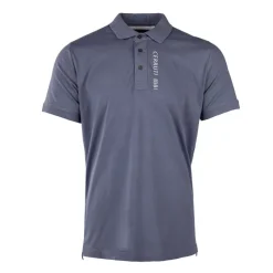 Clearance Polo en coton velino logo brodé vertical Homme Homme Polo