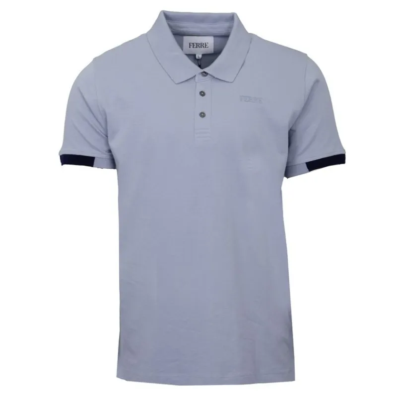 Hot Polo Gianni à boutons coton texturé Homme Homme Polo