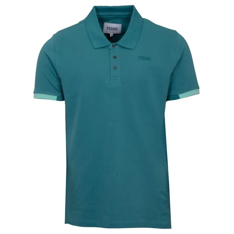 Outlet Polo Gianni à boutons coton texturé Homme Homme Polo