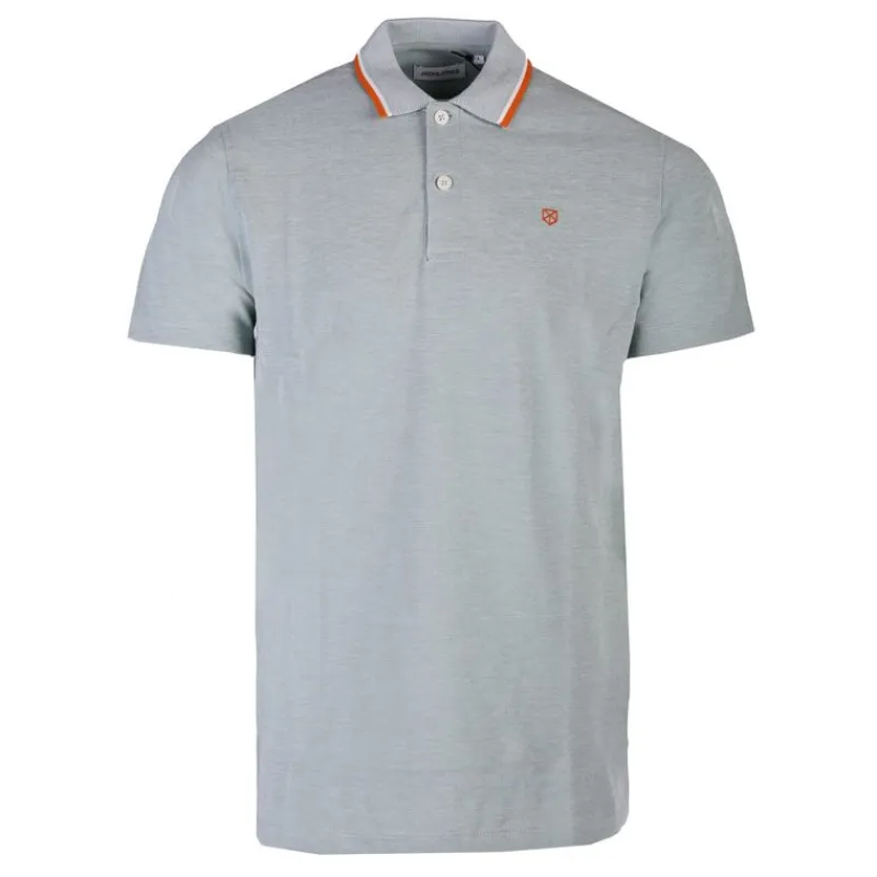 Sale Polo manches courtes 100% Coton Homme JACK AND JONES Homme Polo