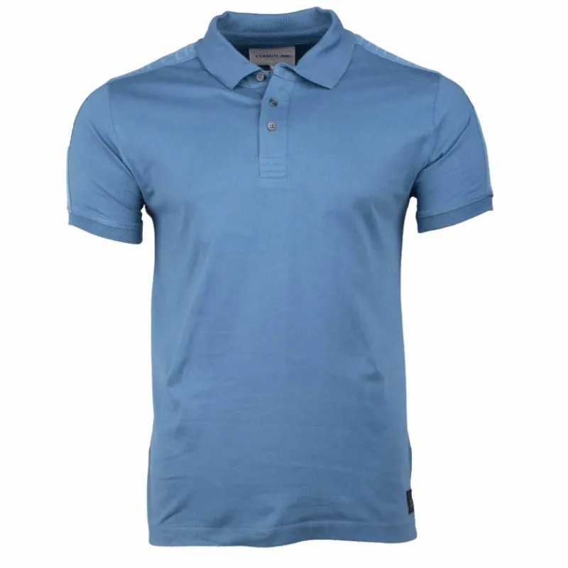 Discount Polo manches courtes coton doux bande logo épaule ballabile Homme Homme Polo