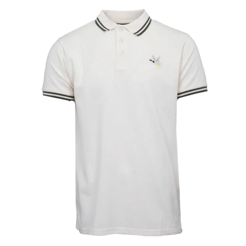 Discount Polo manches courtes liserés col Sherman Homme Homme Polo