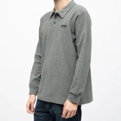 Discount Polo manches longues broderie cote germinal Homme Homme Polo