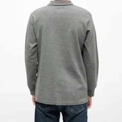 Discount Polo manches longues broderie cote germinal Homme Homme Polo