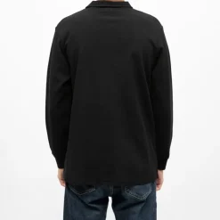 Outlet Polo manches longues broderie cote germinal Homme Homme Polo