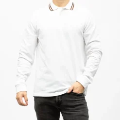 Clearance Polo ml liseret 5551 Homme Homme Polo