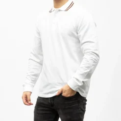 Clearance Polo ml liseret 5551 Homme Homme Polo