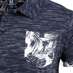 Outlet Polo poche poitrine imprimé Homme Homme Polo