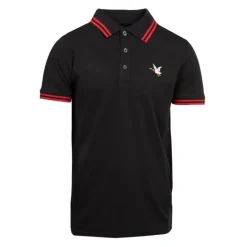 Sale Polo sherman logo coloré brodé avec boutons argentés Homme Homme Polo