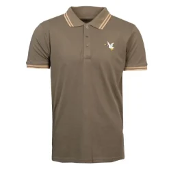 Clearance Polo sherman logo coloré brodé avec boutons argentés Homme Homme Polo