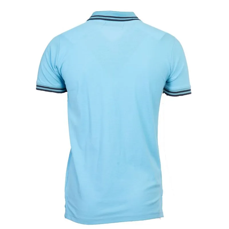 Clearance Polo sherman logo coloré brodé avec boutons argentés Homme Homme Polo