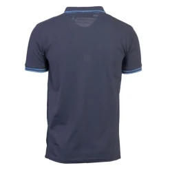 Clearance Polo sherman logo coloré brodé avec boutons argentés Homme Homme Polo