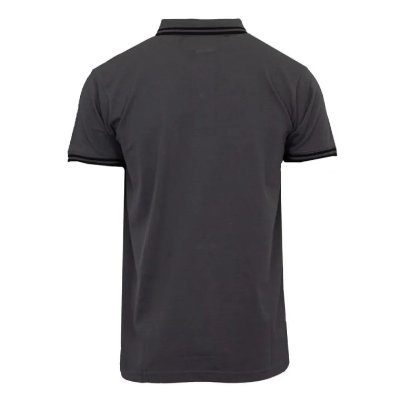 Clearance Polo sherman logo coloré brodé avec boutons argentés Homme Homme Polo