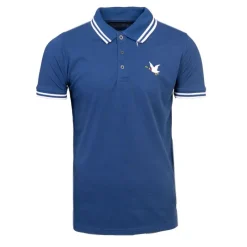 Discount Polo sherman logo coloré brodé avec boutons argentés Homme Homme Polo