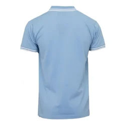 Hot Polo sherman logo coloré brodé avec boutons argentés Homme Homme Polo