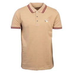 New Polo sherman logo coloré brodé avec boutons argentés Homme Homme Polo