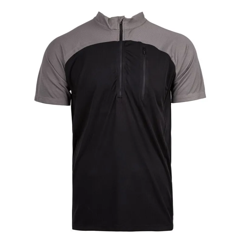 Outlet Polo technique zip bi-couleur Homme Homme Polo