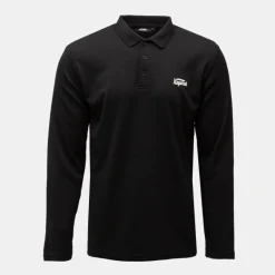 Online Polo texturé manches longues jilan Homme Homme Polo