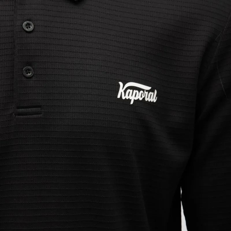 Online Polo texturé manches longues jilan Homme Homme Polo