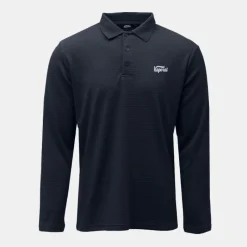 Hot Polo texturé manches longues jilan Homme Homme Polo