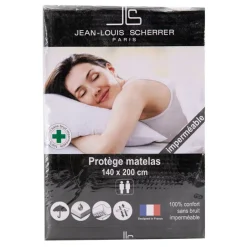 Sale Protege matelas jean louis scherrer plastique 140 art0395 Mixte Linge De Maison