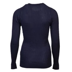 Discount Pull col rond torsadé 18727 Femme Femme Pull, Gilet, Sweat