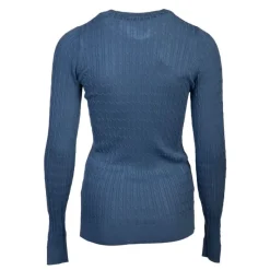 Discount Pull col rond torsadé 18727 Femme Femme Pull, Gilet, Sweat