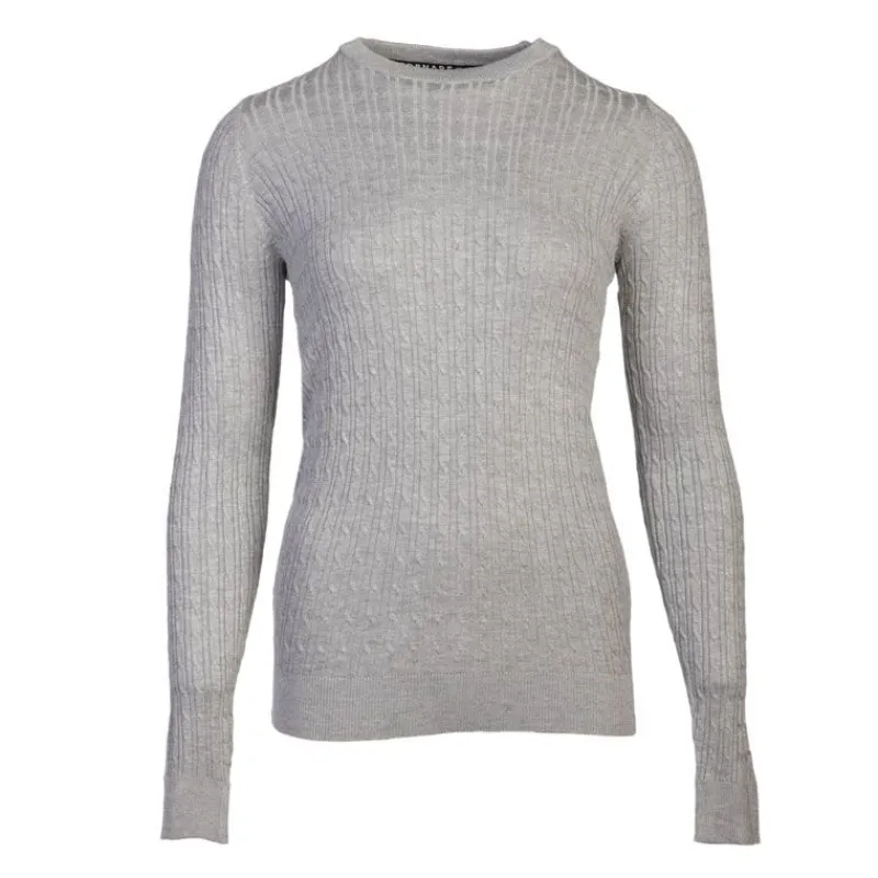 Discount Pull col rond torsadé 18727 Femme Femme Pull, Gilet, Sweat