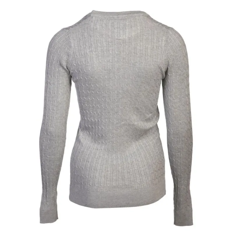 Discount Pull col rond torsadé 18727 Femme Femme Pull, Gilet, Sweat